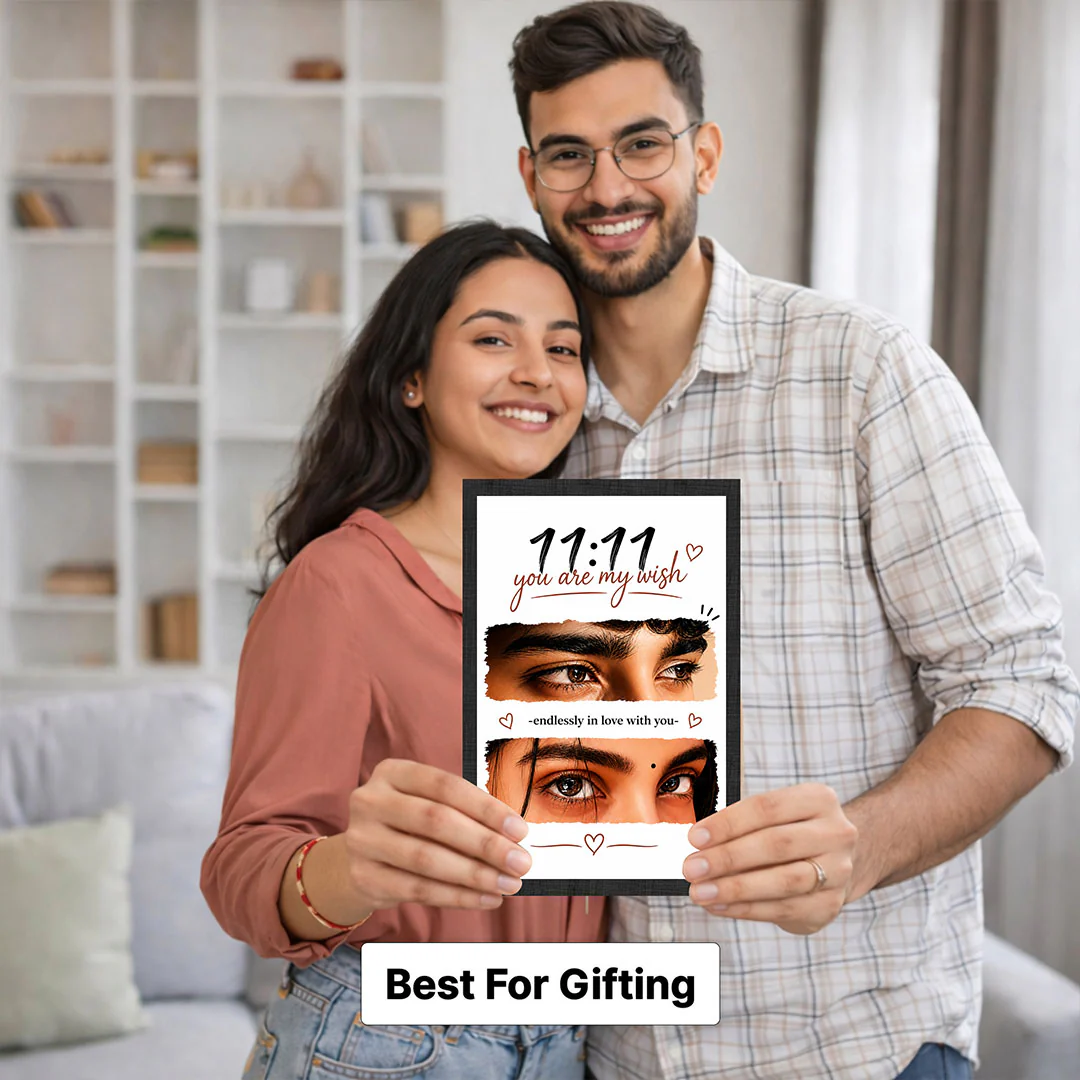 Personalized Couple Eyes Digital Portrait 8x12" | Custom Romantic Eye Artwork with Names & Special Date | Unique Anniversary Gift for Couples - Image 5