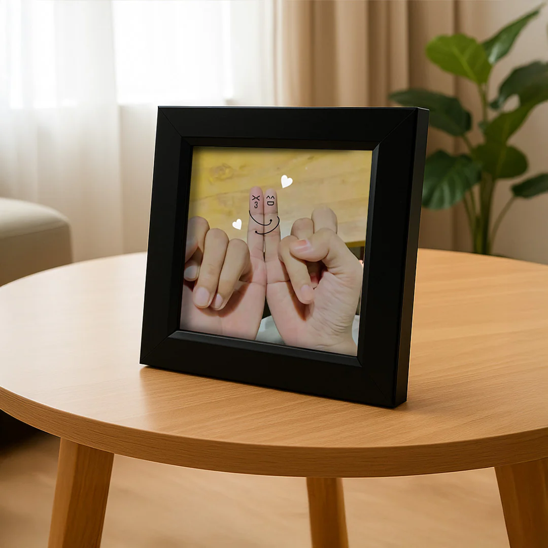 Personalized Couple Photo Frame – 4x4" - Image 4