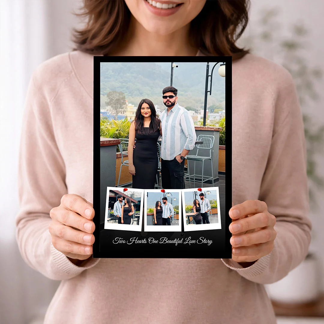 Personalized Couple Special Photo Collage Frame - Image 5
