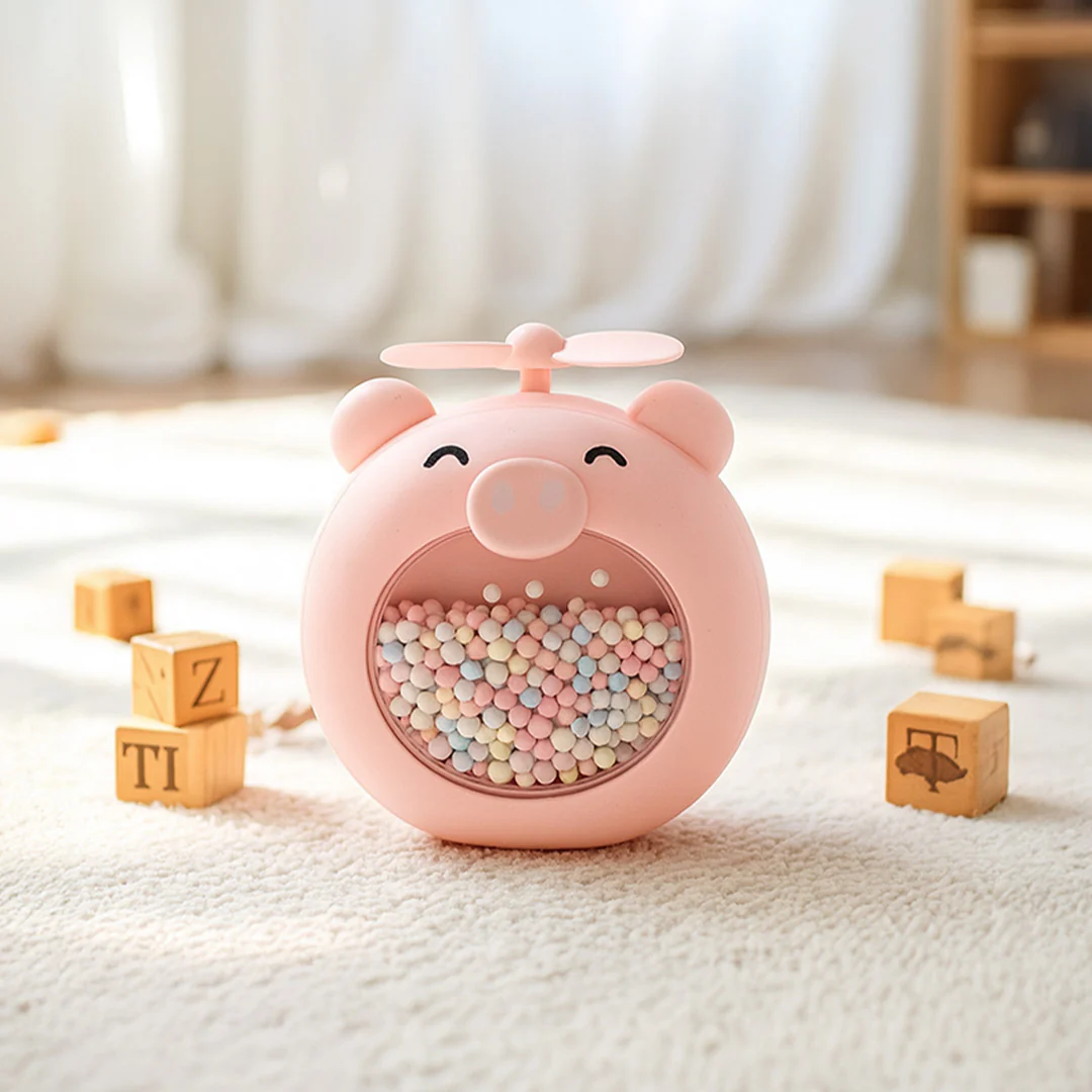 Personalized Cute Bear Mini Desk Fan - Image 4