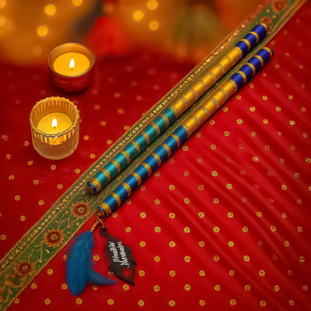 Personalized Dandiya Sticks – Colorful Festive Design - Image 4