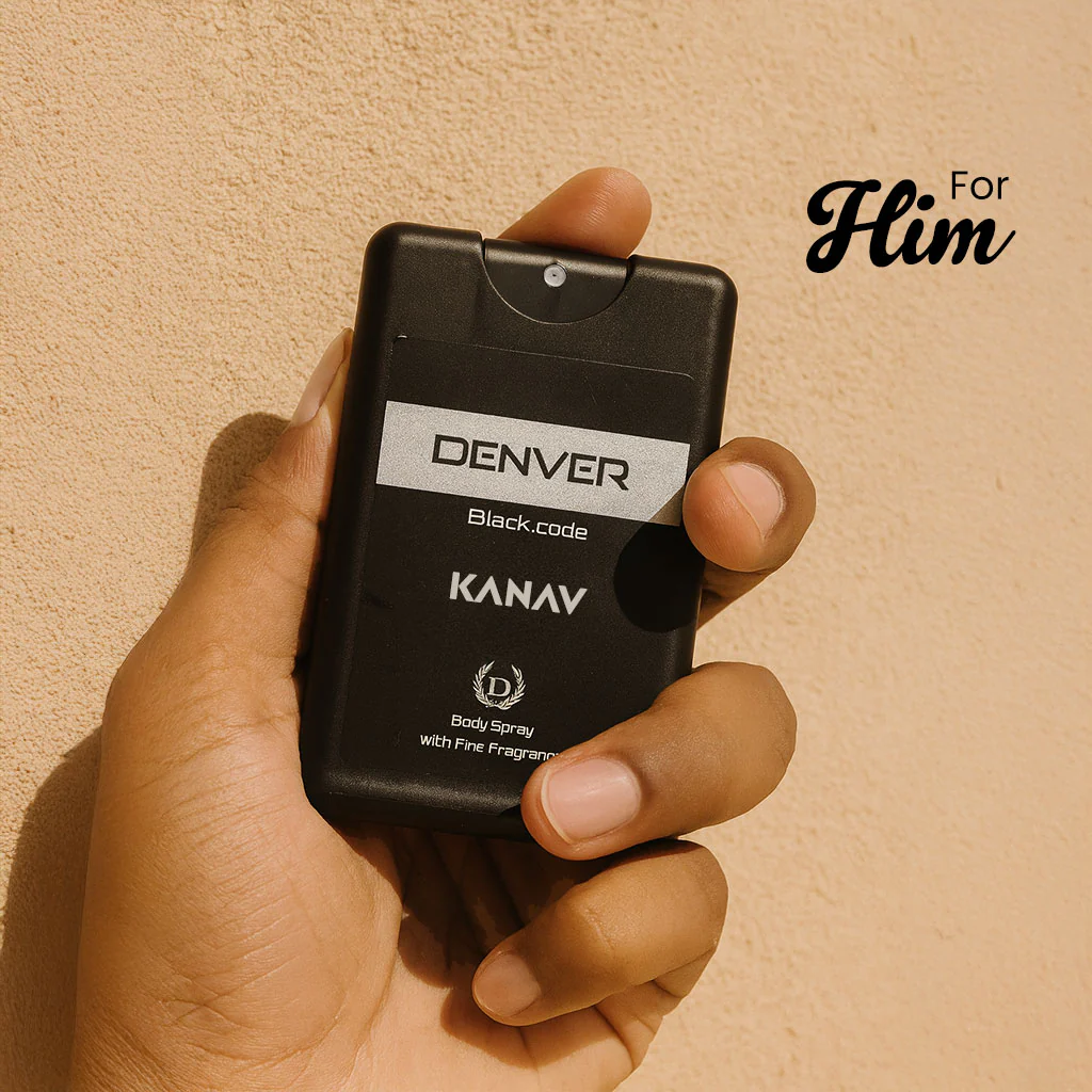 Personalized Denver Black Code Pocket Perfume