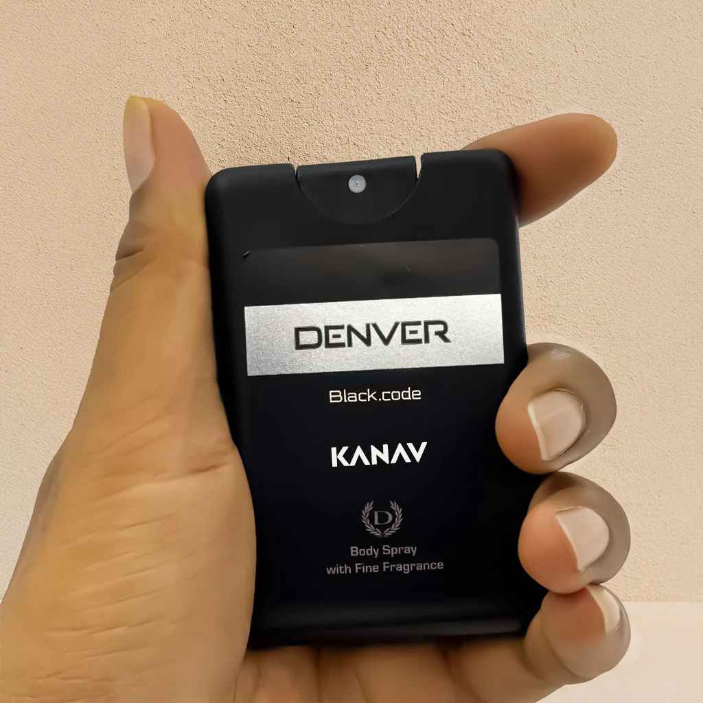 Personalized Denver Black Code Pocket Perfume - Image 3
