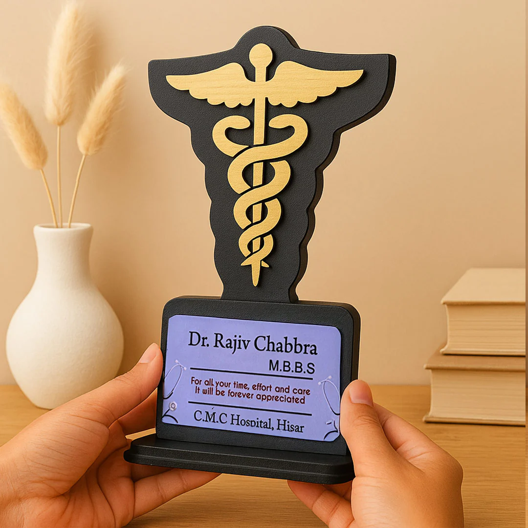 Personalized Doctor Appreciation Trophy - Image 4