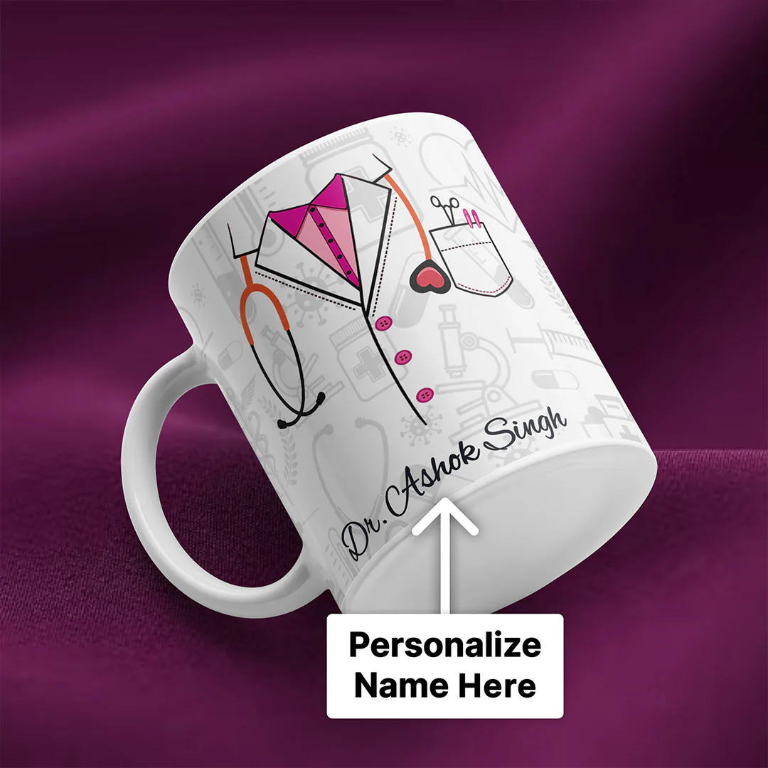 Personalized Doctor Theme Coffee Mug-350ml - Image 4