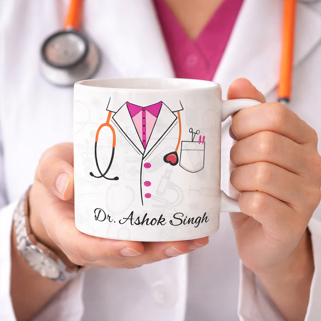 Personalized Doctor Theme Coffee Mug-350ml - Image 5