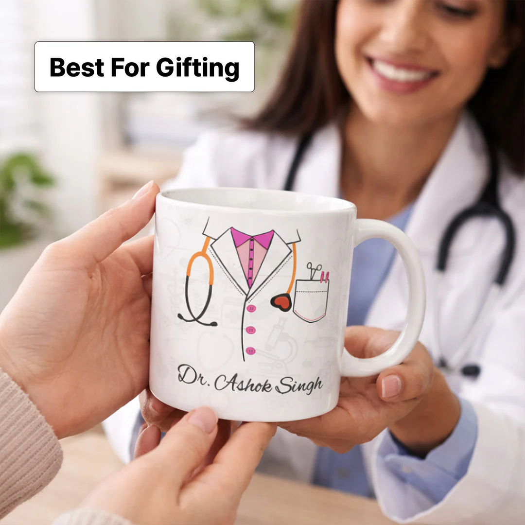 Personalized Doctor Theme Coffee Mug-350ml - Image 6