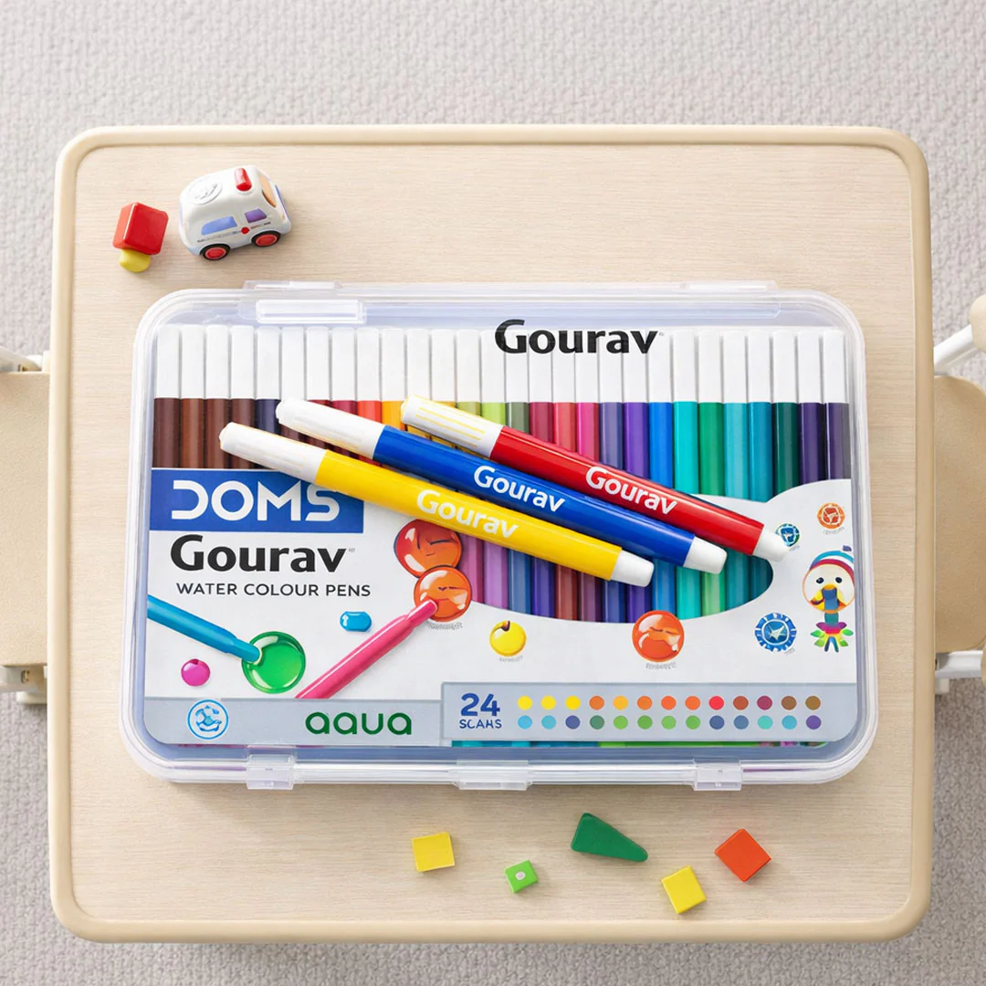 Personalized DOMS Aqua Watercolour Sketch Pen Set – 24 Shades - Image 7