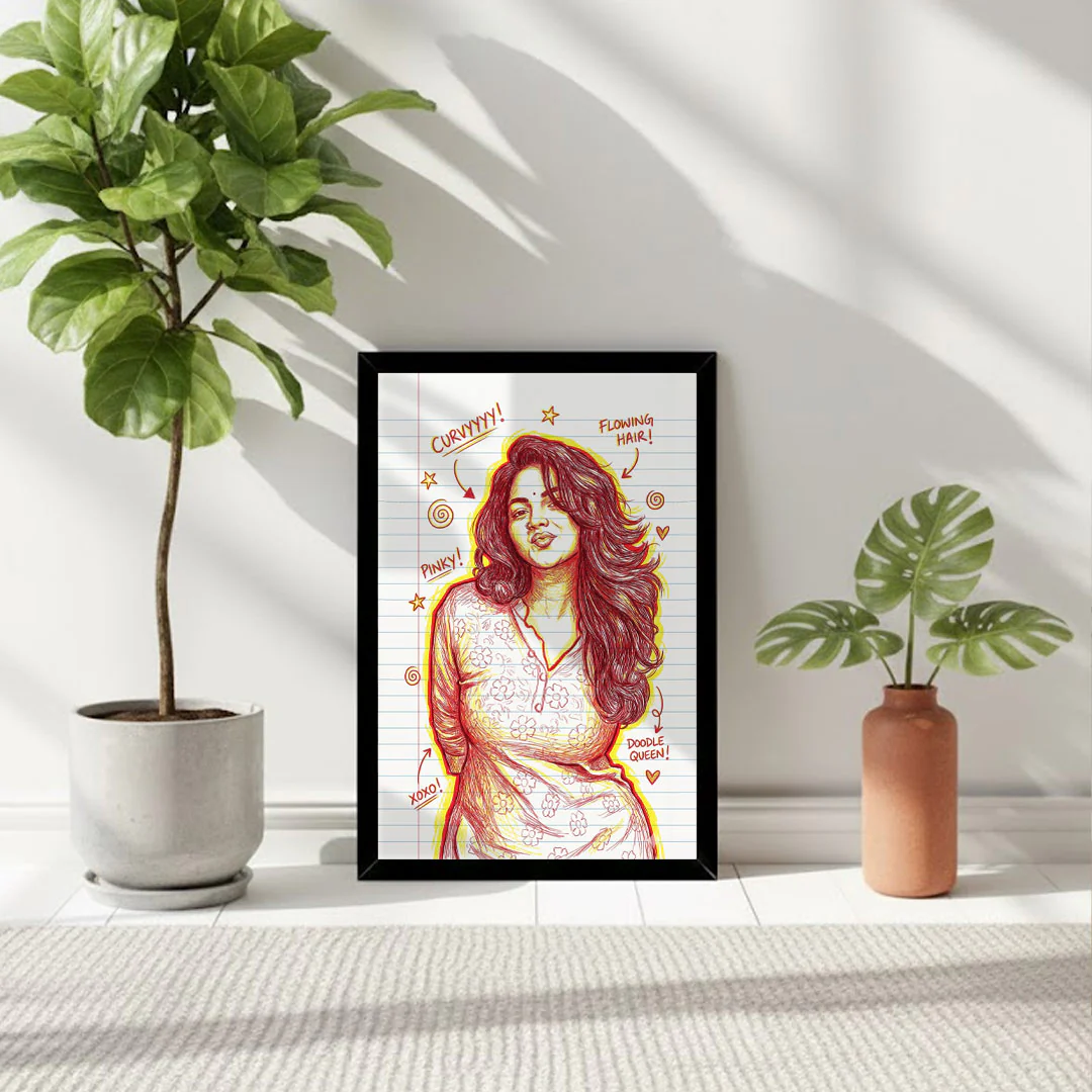 Personalized Doodle Art Photo Frame - Image 5