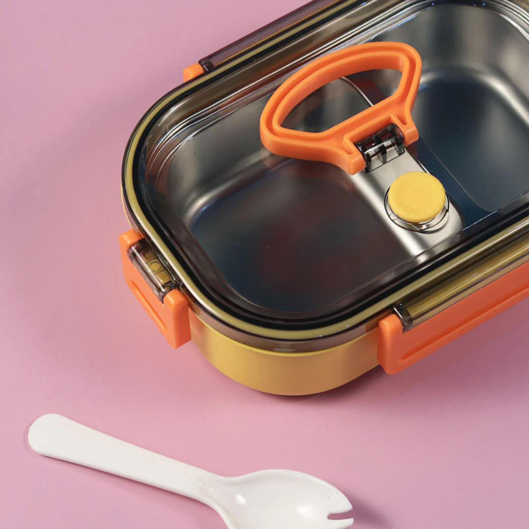 Personalized Double Compartment Stainless Steel Lunch Box ,500ml - Image 30