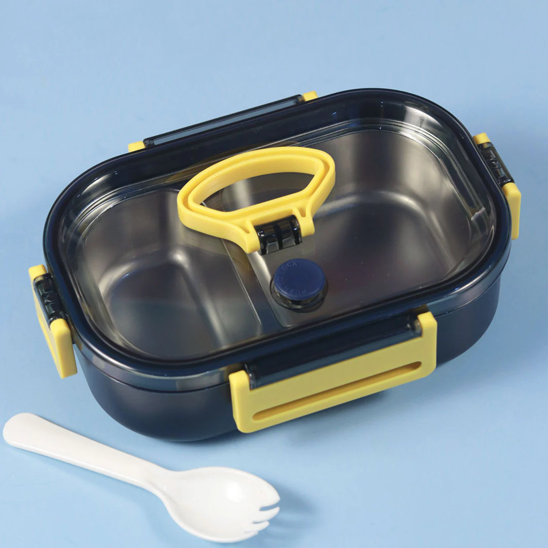 Personalized Double Compartment Stainless Steel Lunch Box ,500ml - Image 5