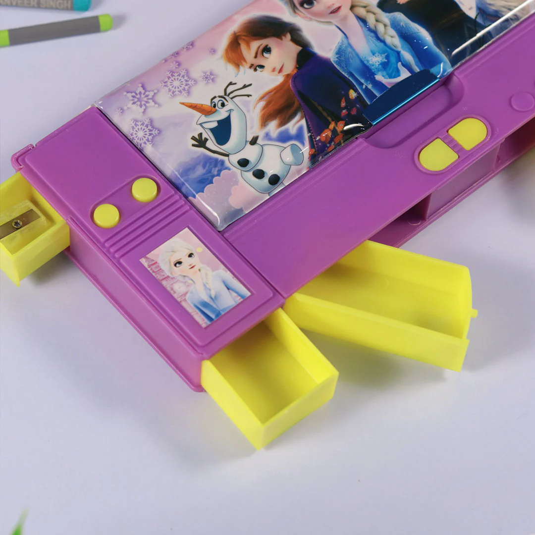 Personalized Elsa and Princess Anna Sisters Pencil Box - Image 12