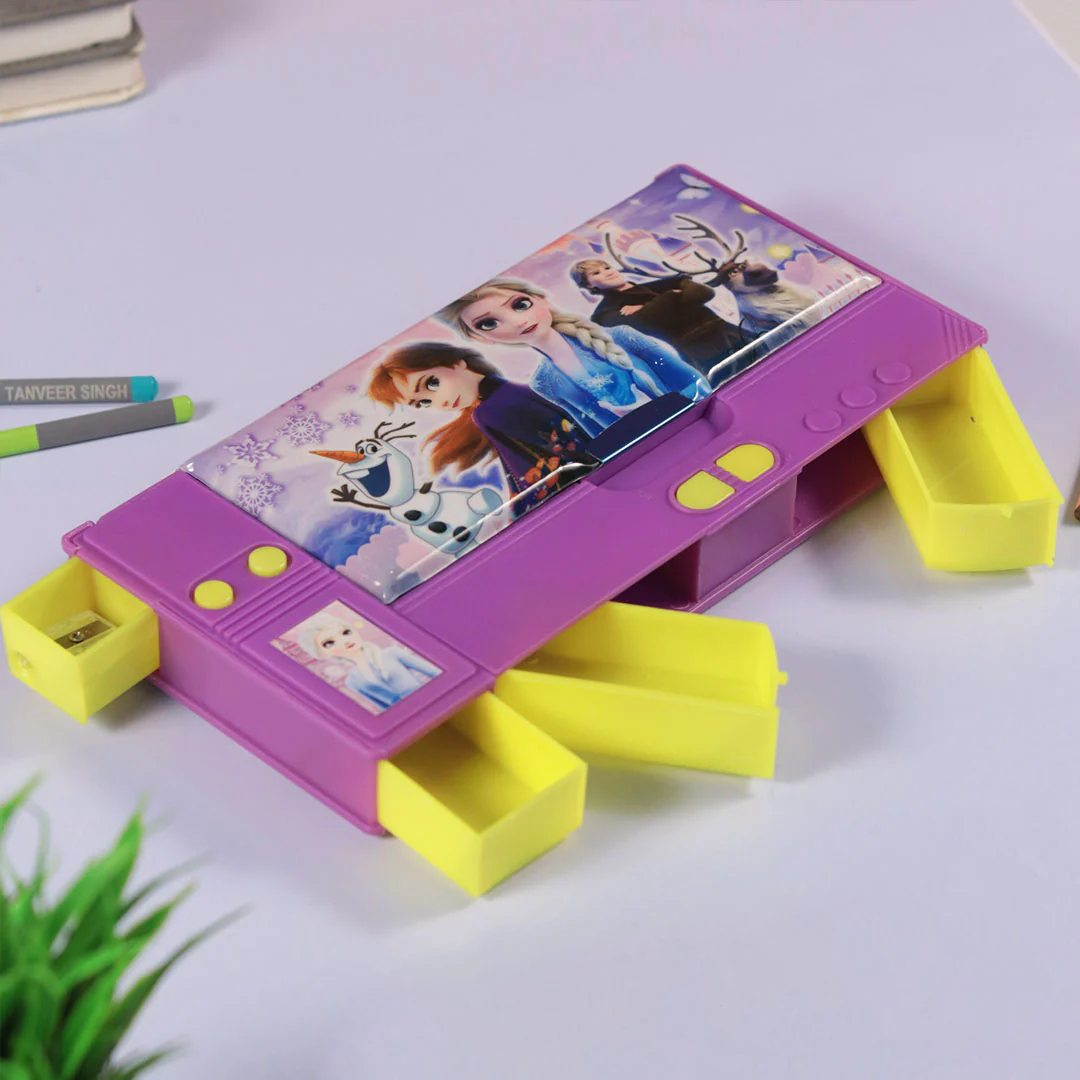 Personalized Elsa and Princess Anna Sisters Pencil Box - Image 13