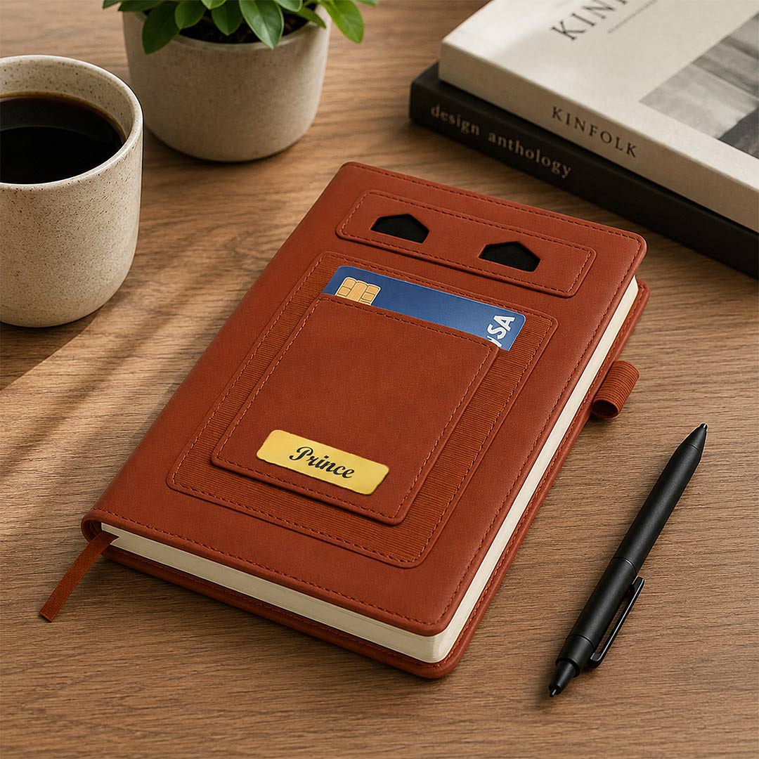 Personalized Executive Diary with Card Holder