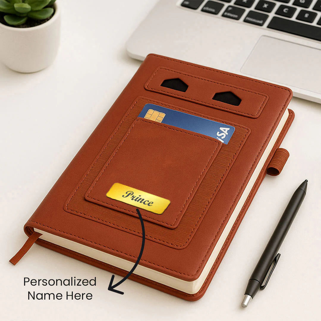 Personalized Executive Diary with Card Holder - Image 6