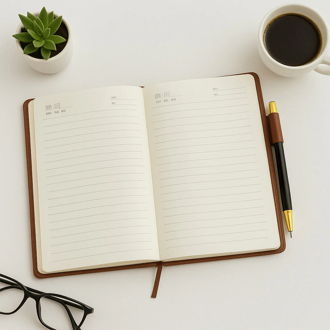 Personalized Executive Diary with Card Holder - Image 7