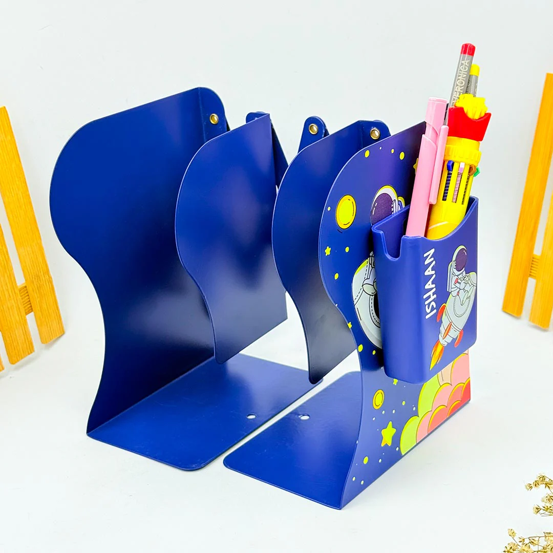 Personalized Expanded Kids Metal Book Holder Stand - Image 4