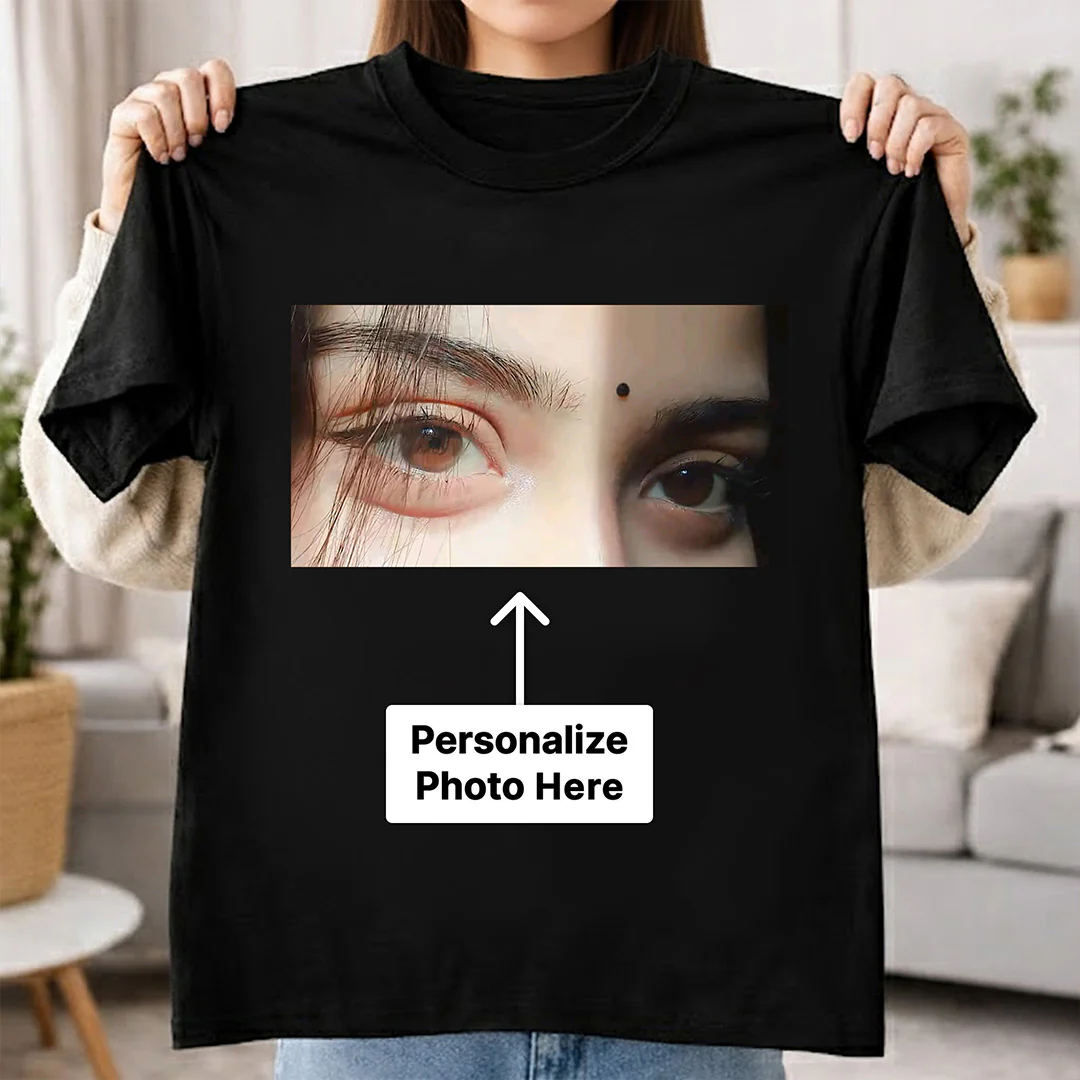 Personalized Eye Photo T-Shirt - Image 2