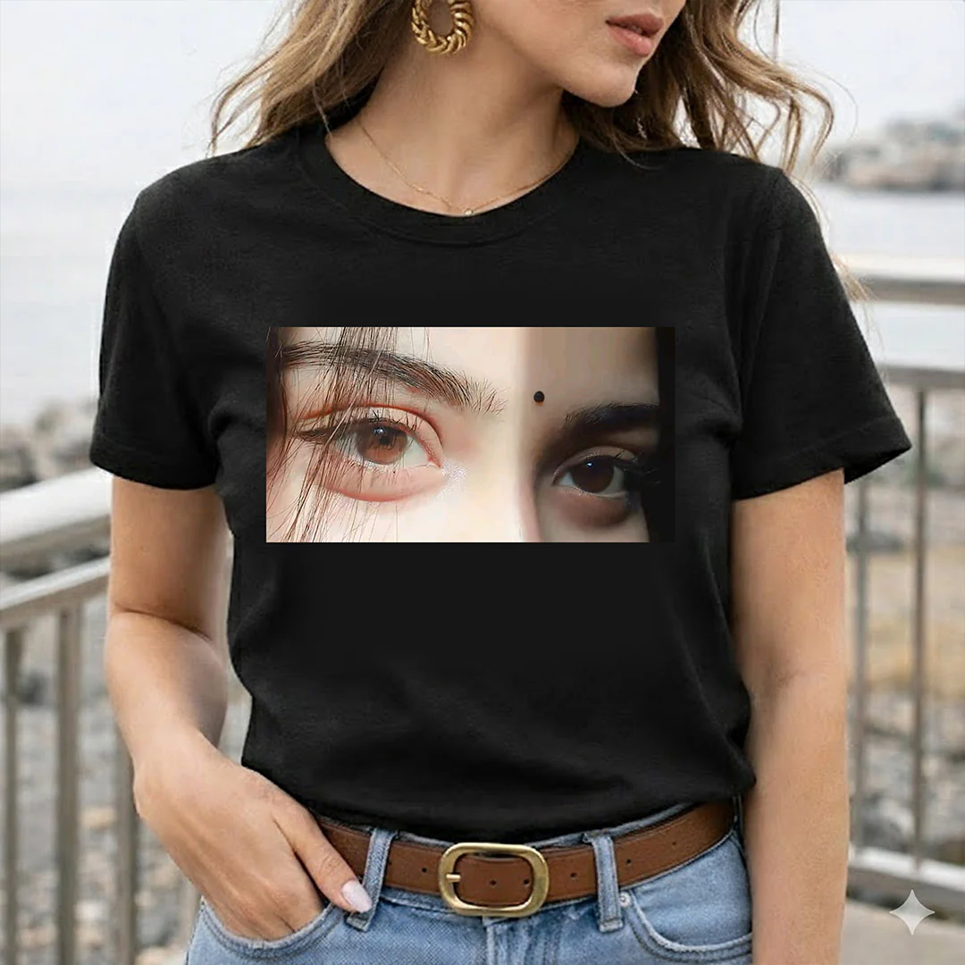 Personalized Eye Photo T-Shirt - Image 4