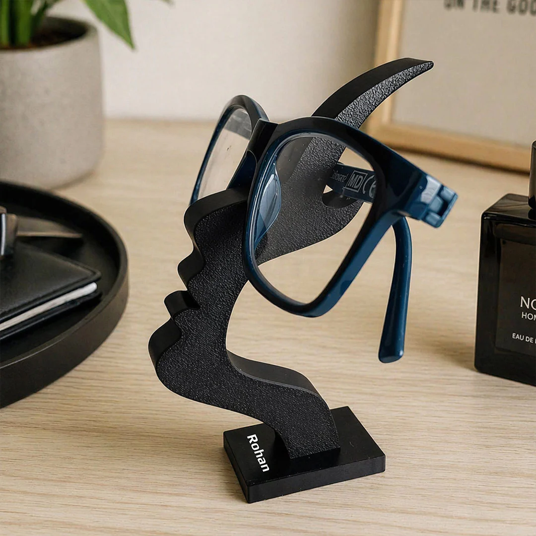 Personalized Face Design Eyeglass Holder Stand - Image 5