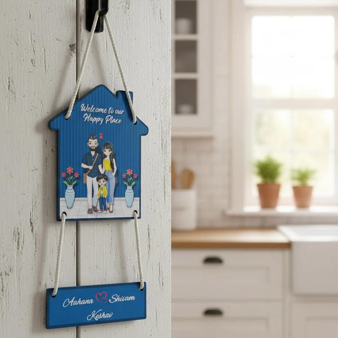 Personalized Family Home Wall Hanger (6×9") - Image 2