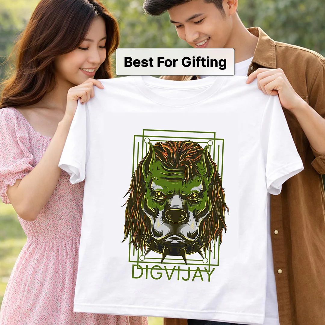 Personalized Fierce Lion Graphic T-Shirt - Image 3