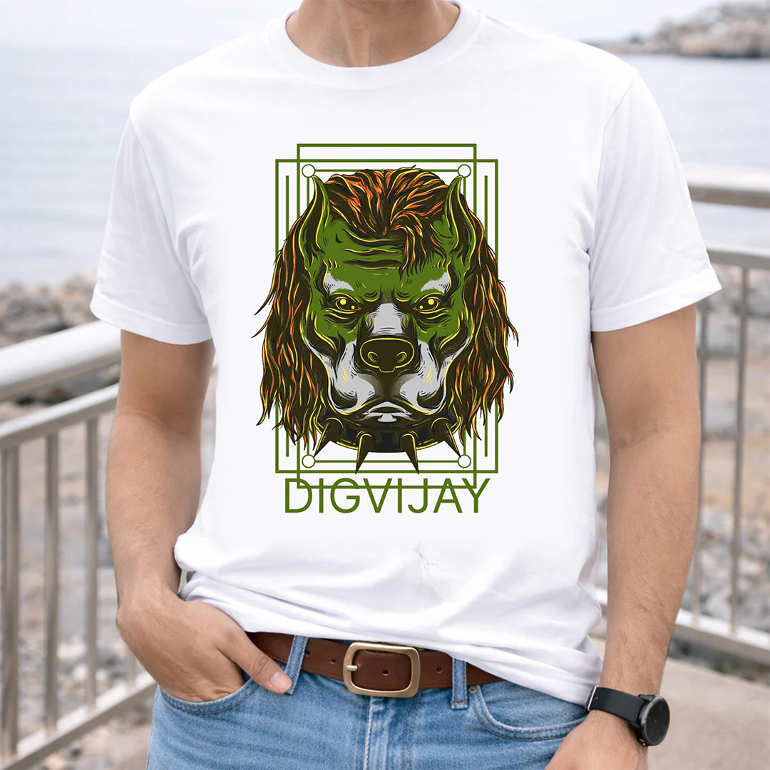 Personalized Fierce Lion Graphic T-Shirt - Image 5