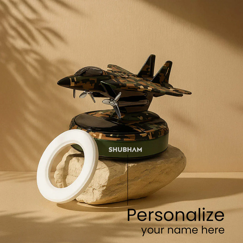 Personalized Fighter Jet Car Perfume | Camouflage Edition - Image 2
