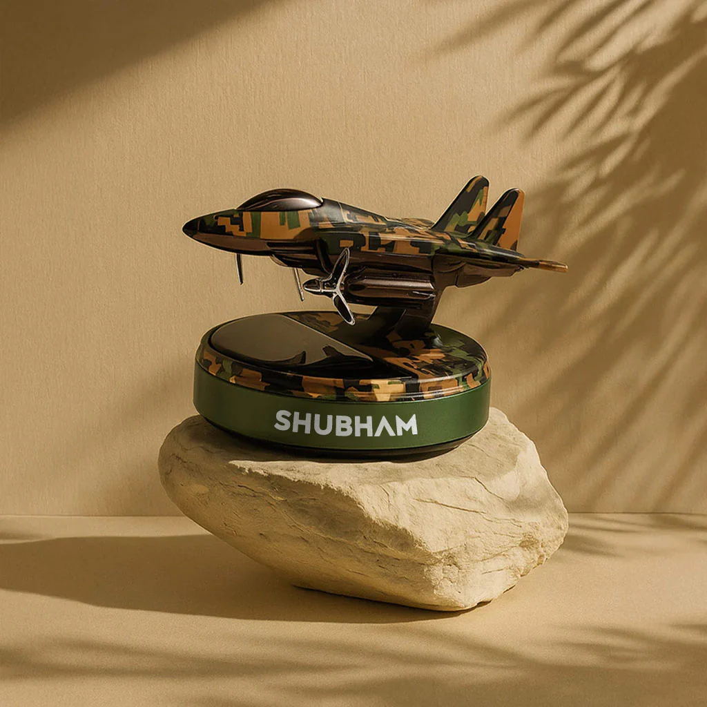 Personalized Fighter Jet Car Perfume | Camouflage Edition - Image 5
