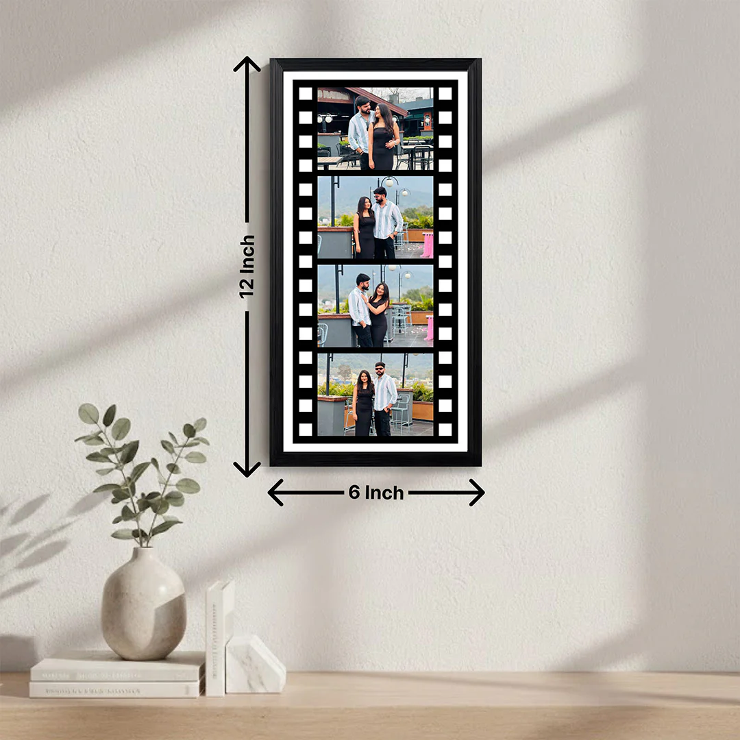 Personalized Film Strip Photo Frame 12x6" - Image 4