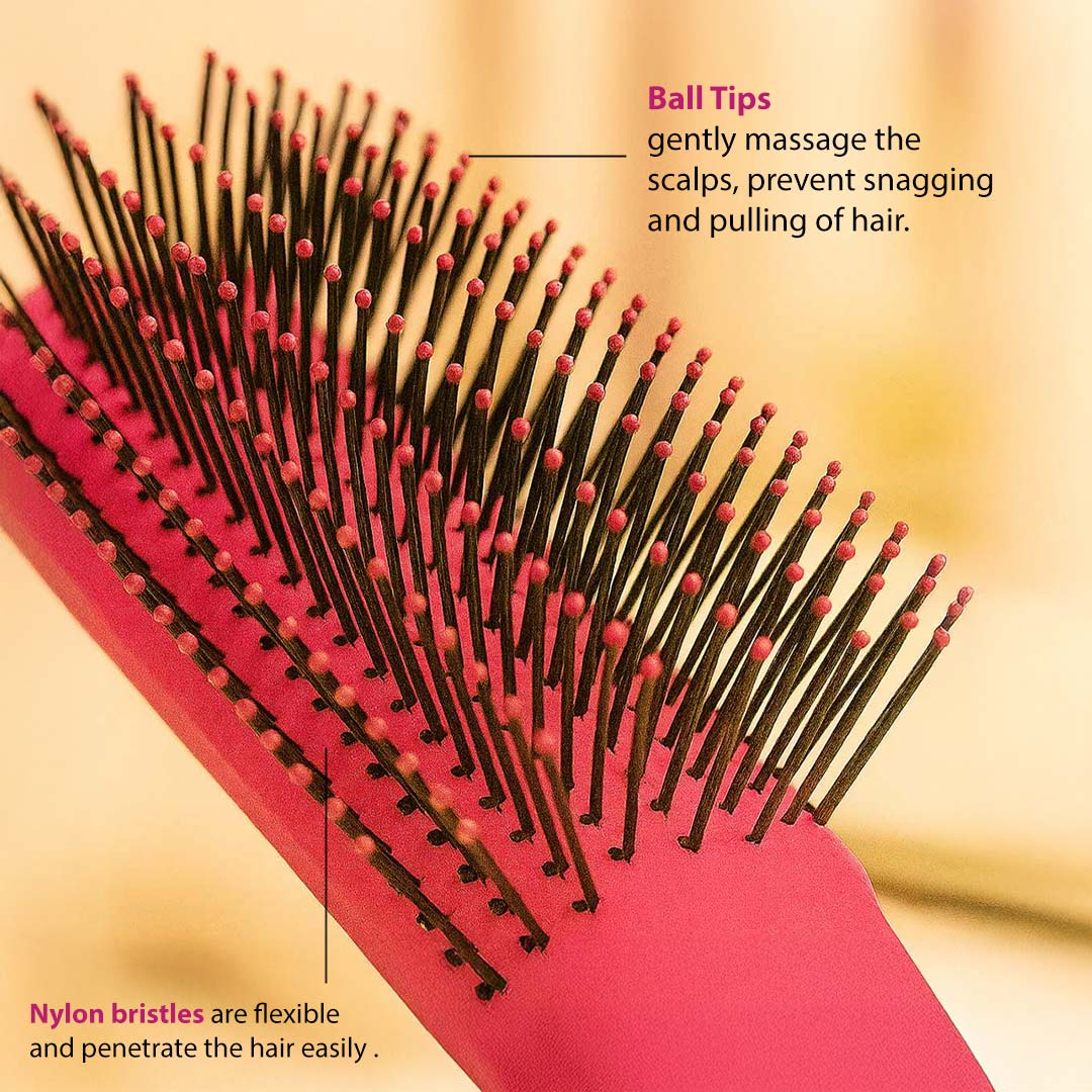 Personalized Flat Hair Brush –R11-FB by Vega - Image 4