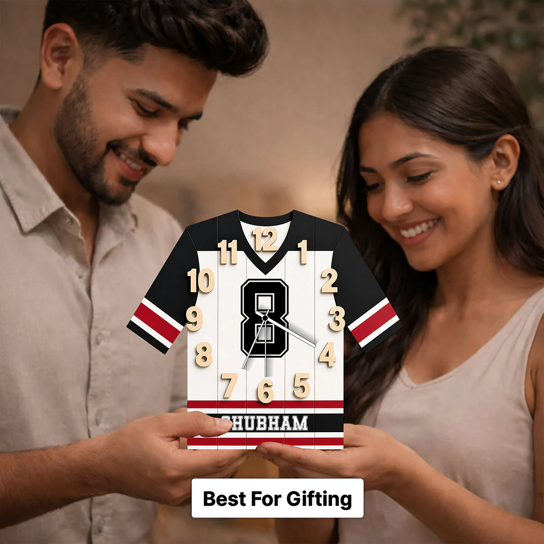 Personalized Football Jersey Wall Clock(12x15") - Image 4