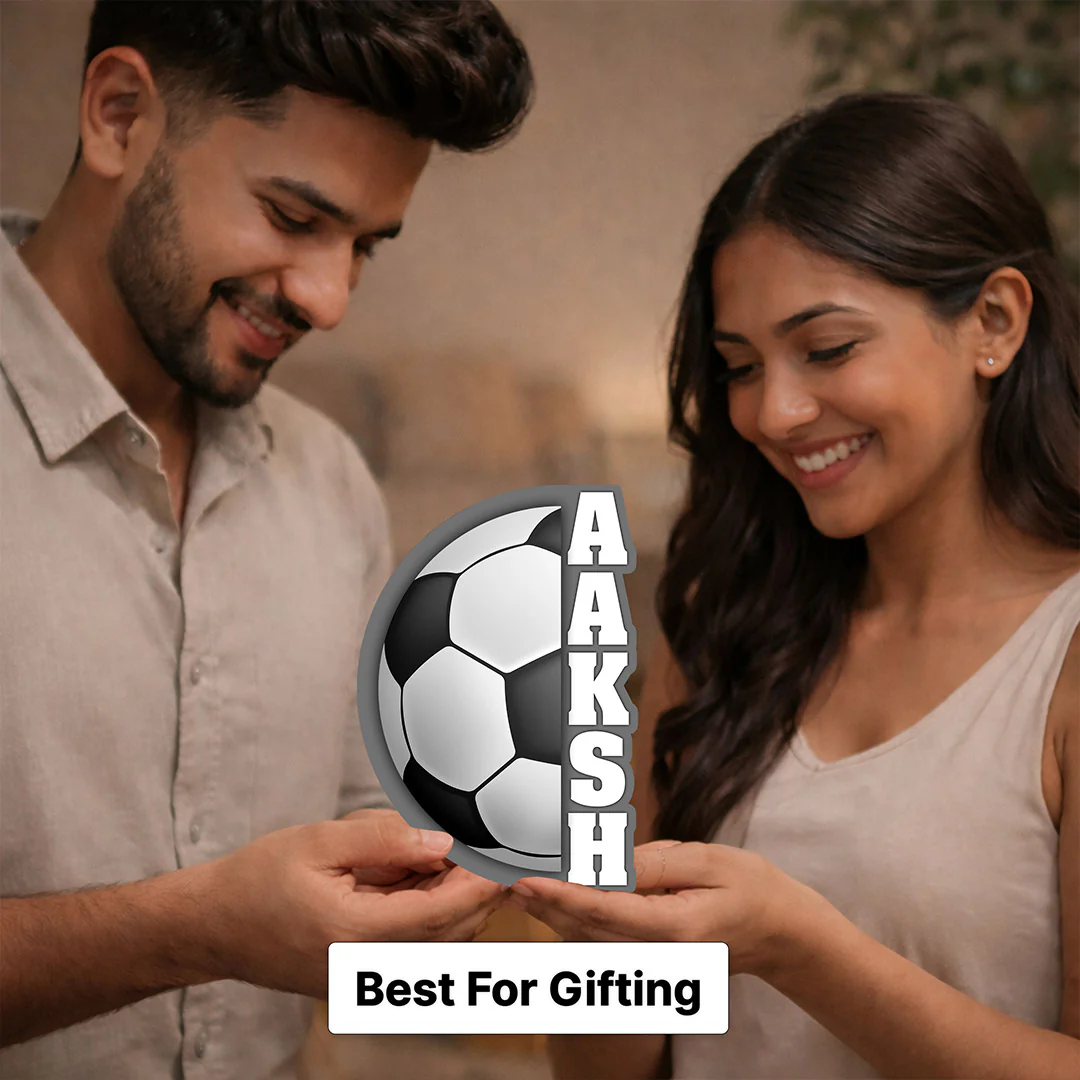 Personalized Football Name Wall Frame(8x5") - Image 4