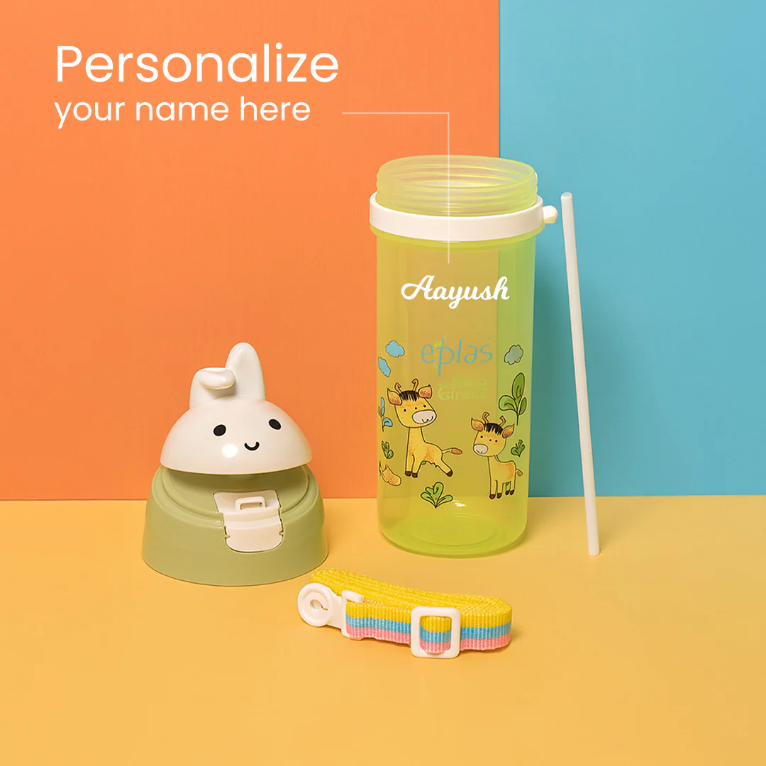Personalized Giraffee Kids Water Bottle - Image 2