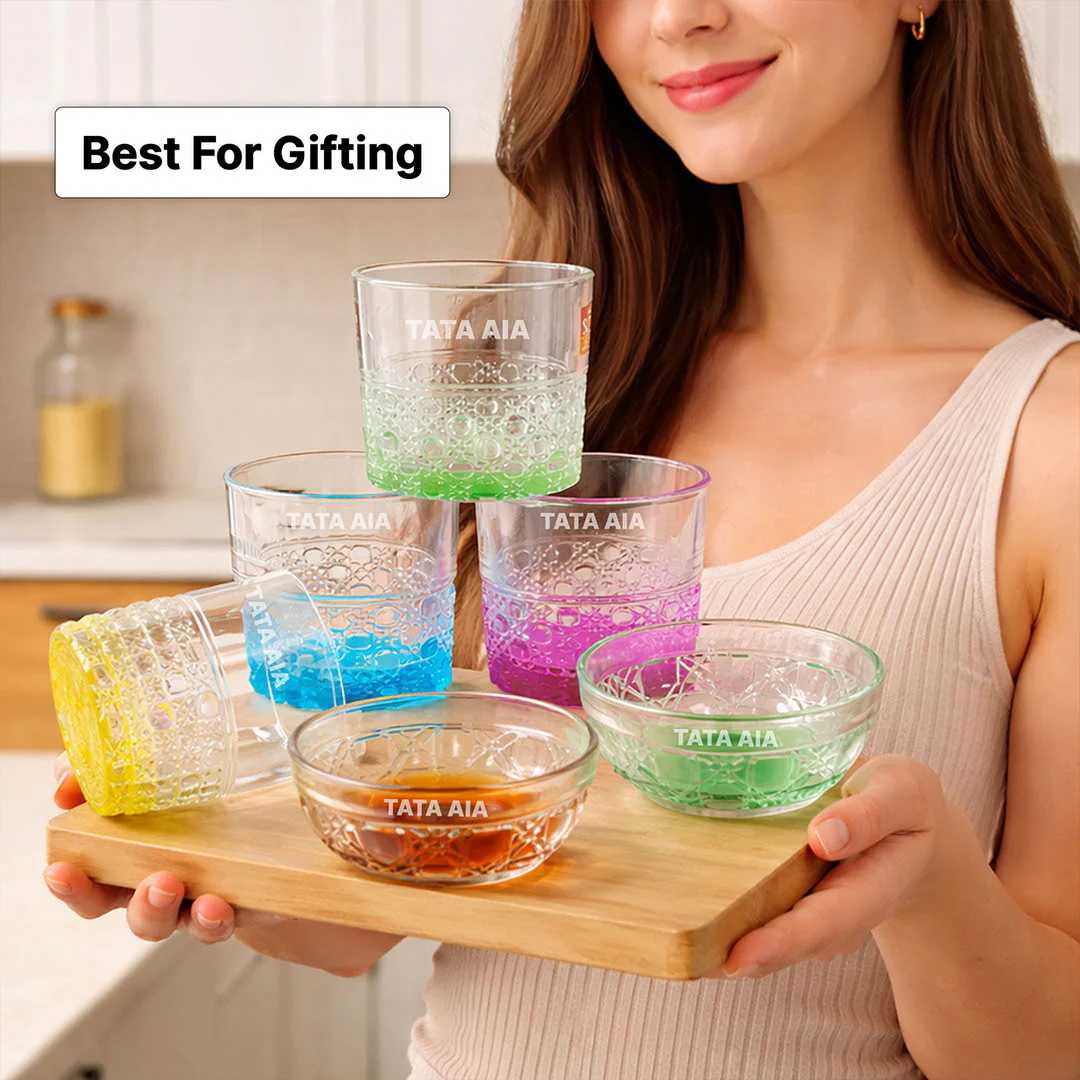 Personalized Glass Bowl Set (Set of 6) - Image 5