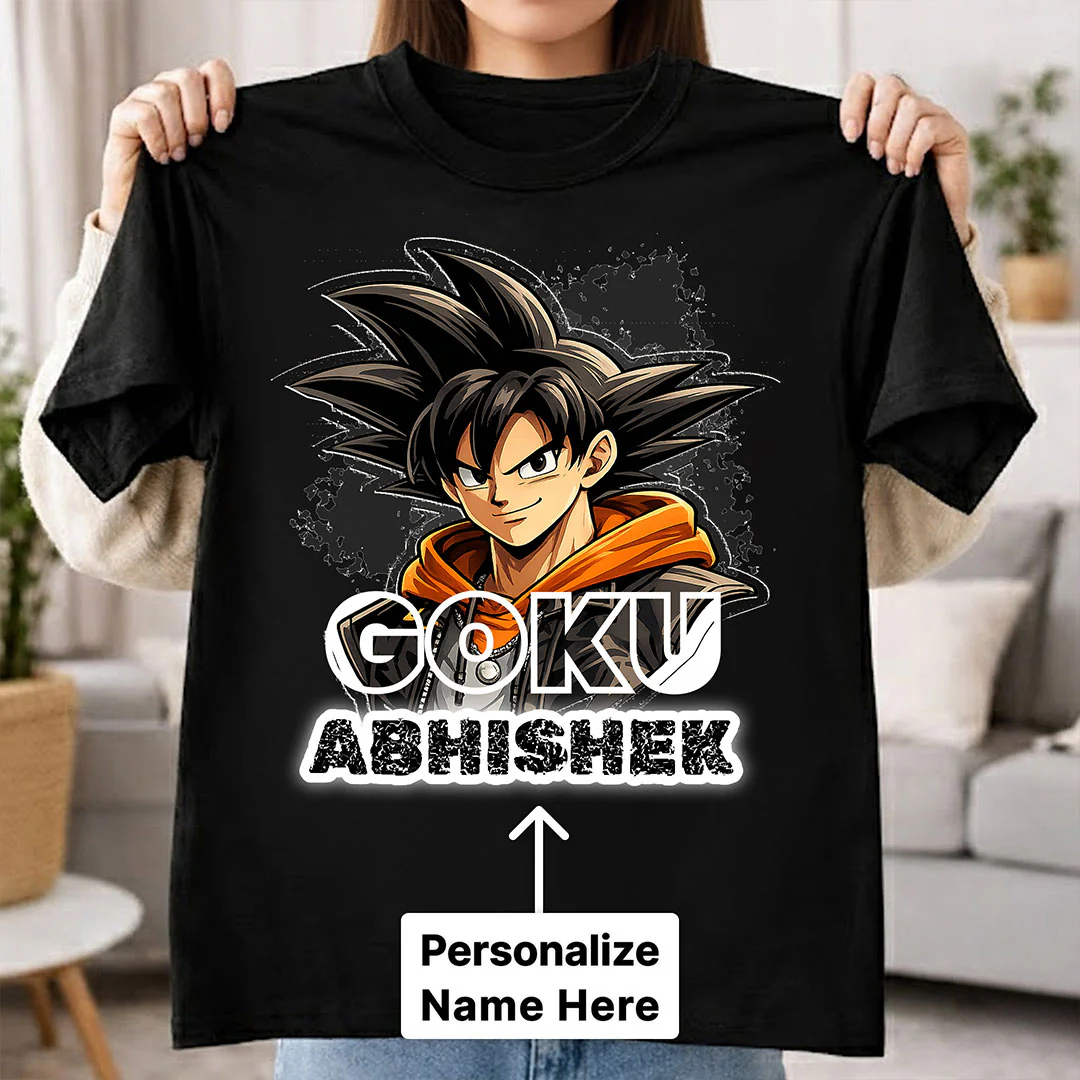 Personalized GOKU Anime T-Shirt - Image 2