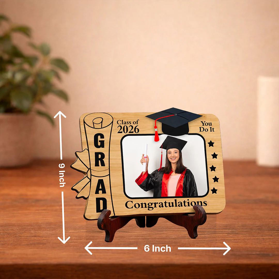Personalized Graduation Photo Frame for Students, Boys & Friends - Image 2