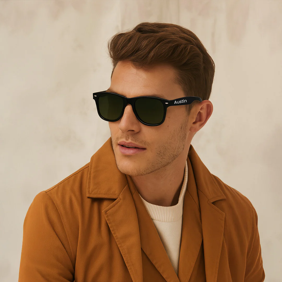 Personalized Green Shade Sunglasses - Image 6
