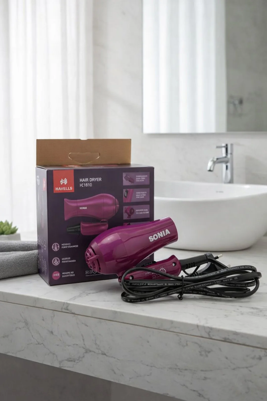 Personalized Havells 1000W Foldable Hair Dryer - Image 6