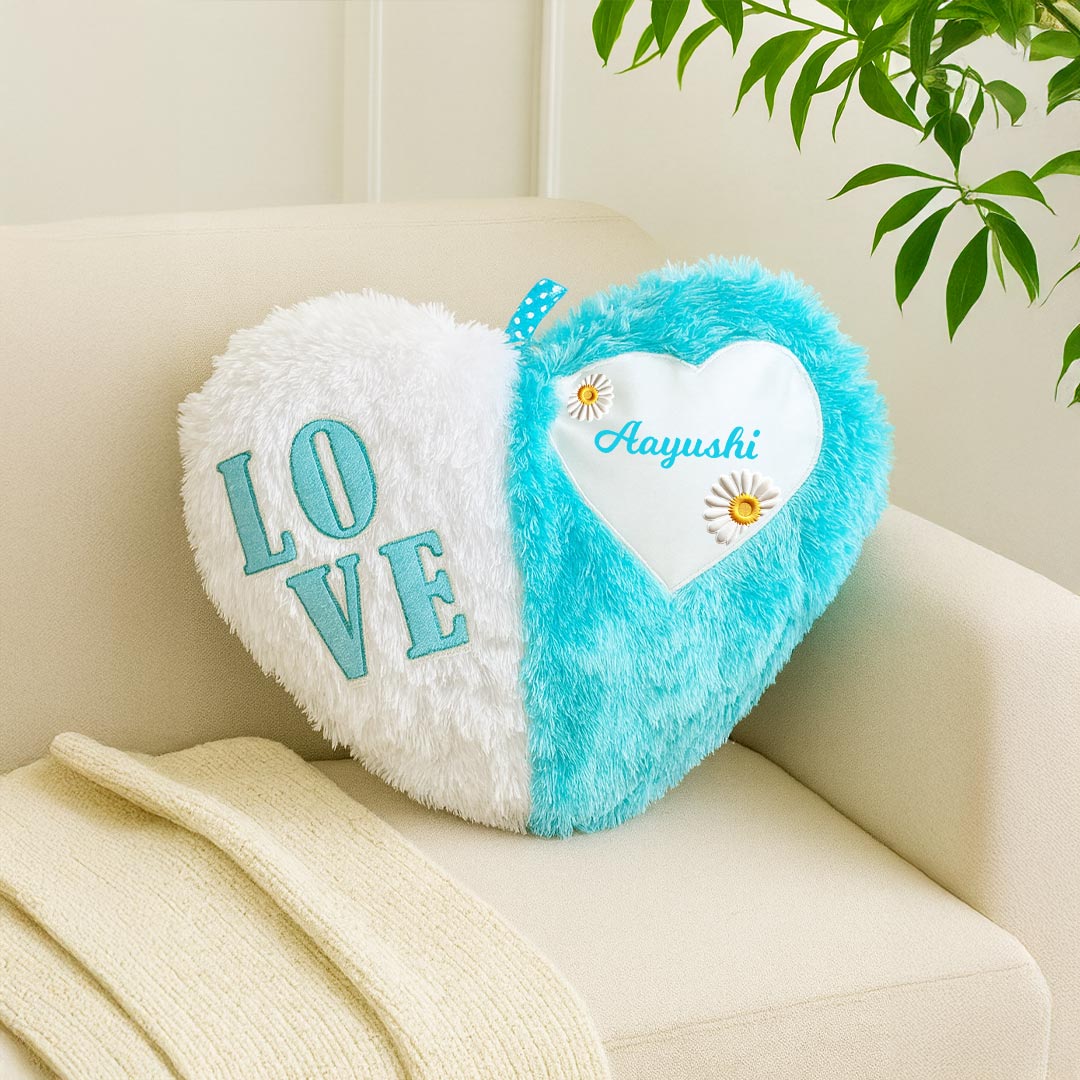 Personalized Heart-Shaped Love Cushion - Image 6