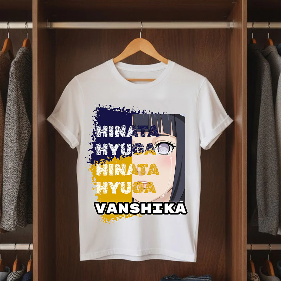Personalized Hinata Hyuga Anime T-Shirt - Image 4