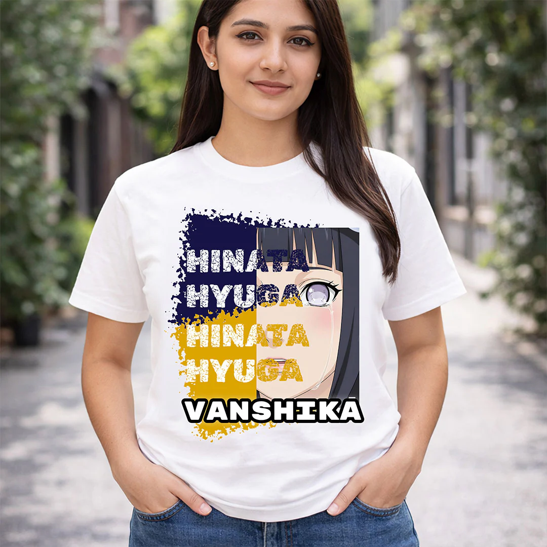 Personalized Hinata Hyuga Anime T-Shirt - Image 5
