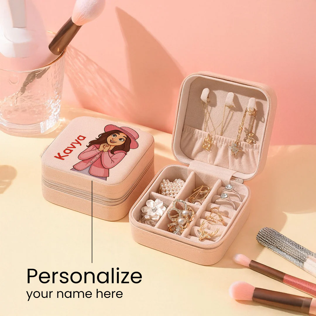 Personalized Jewellery Travel Case - Image 6