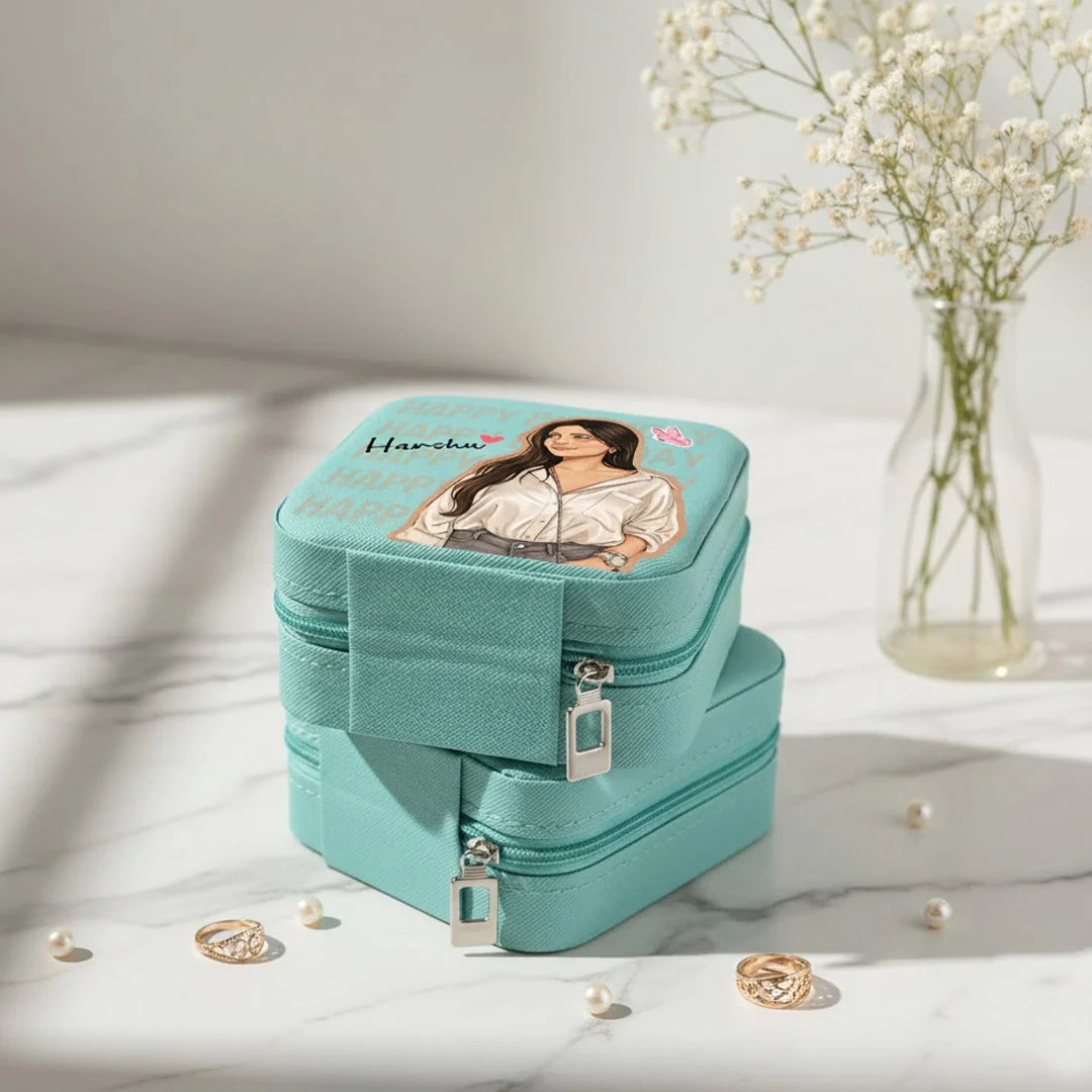 Personalized Jewellery Travel Case – A Birthday Gift for Her - Image 9