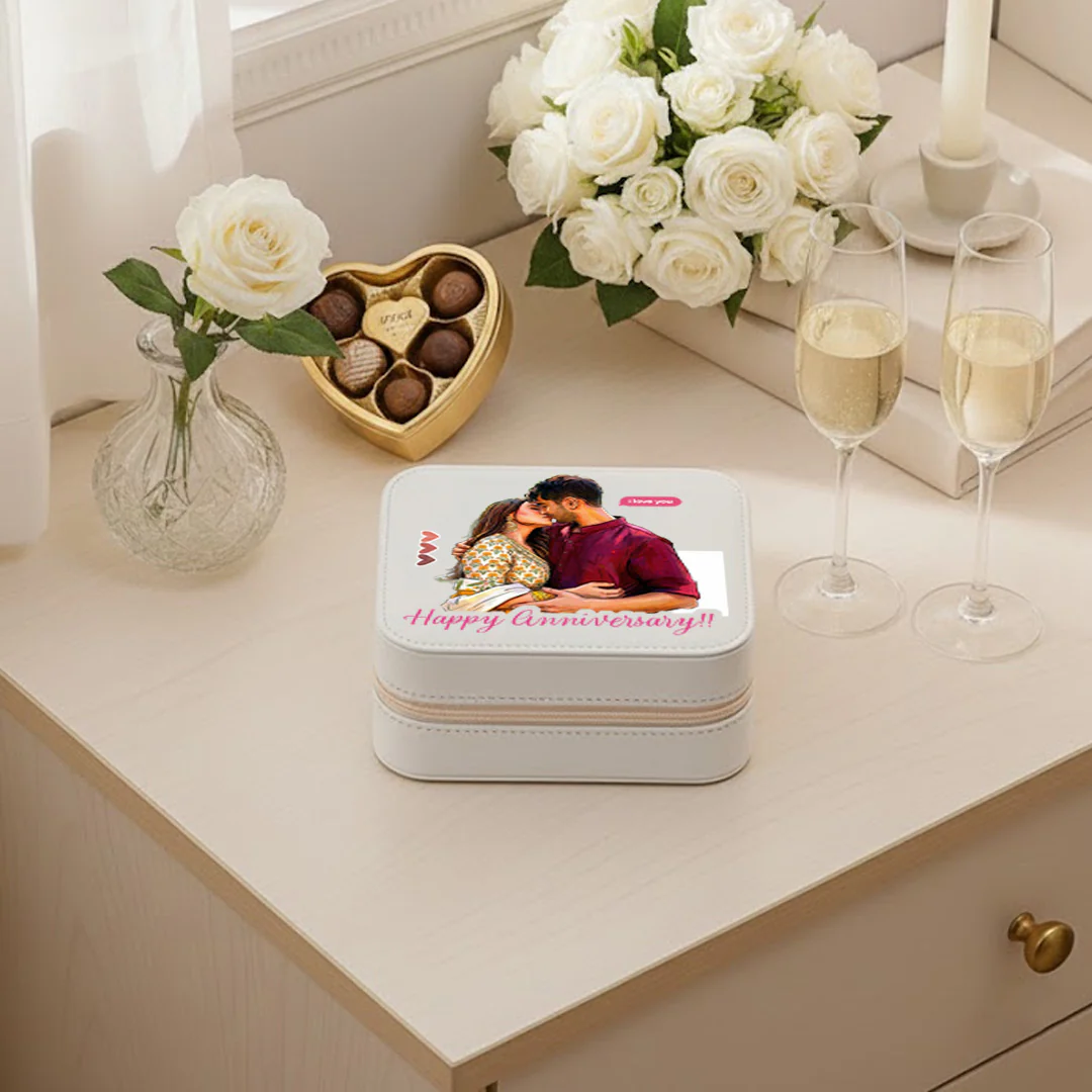 Personalized Jewellery Travel Case – A Special Anniversary Gift - Image 3
