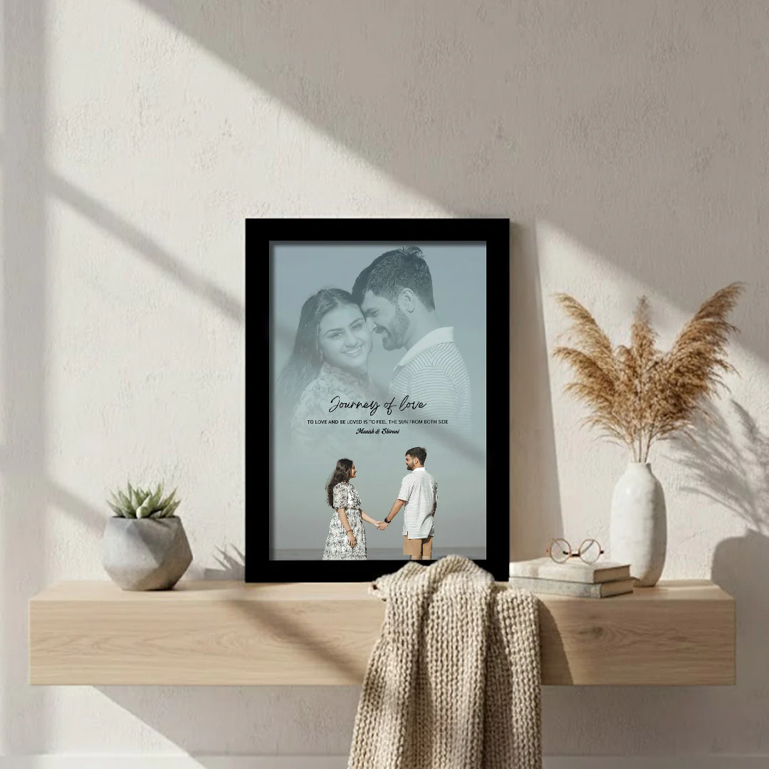 Personalized “Journey of Love” Couple Photo Frame
