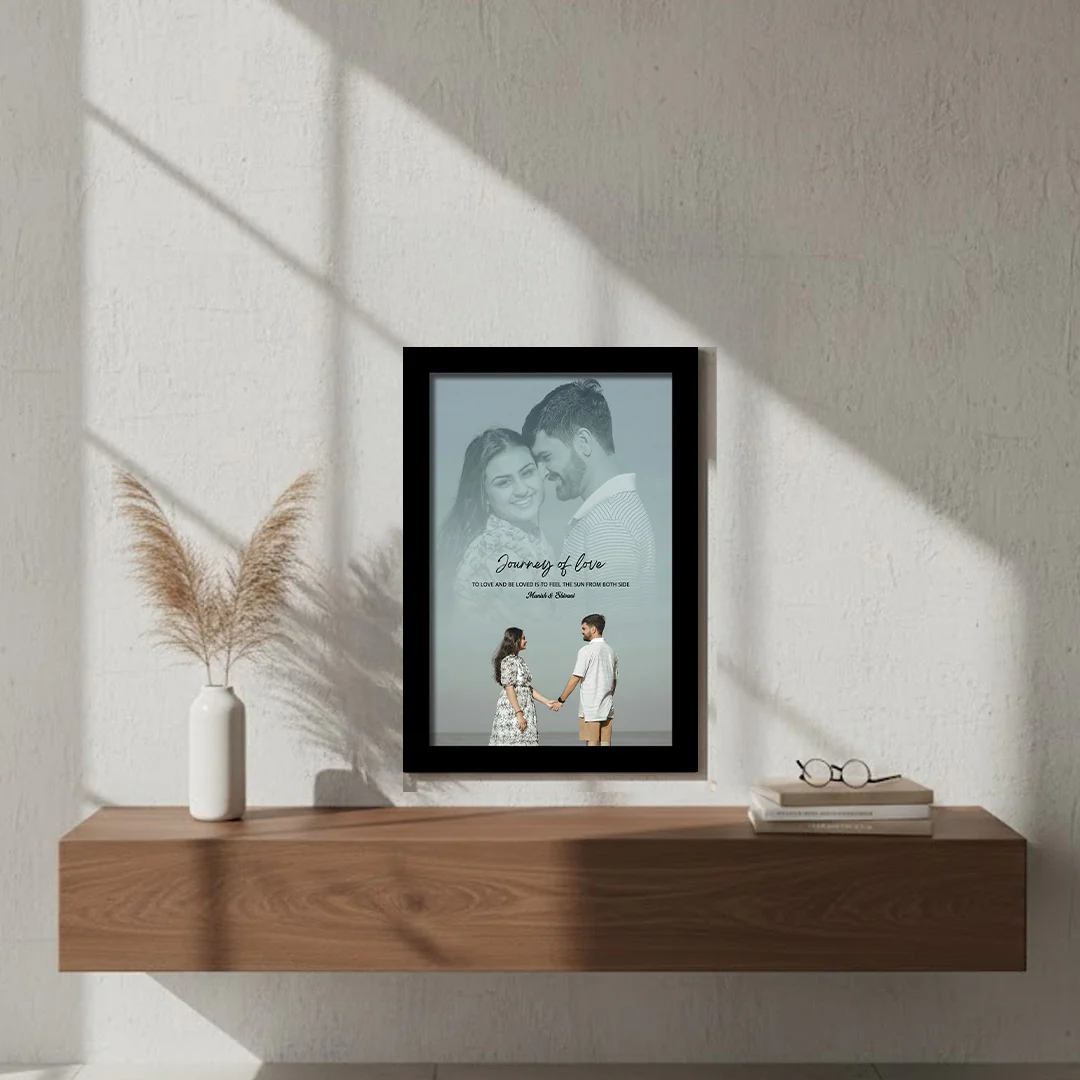 Personalized “Journey of Love” Couple Photo Frame - Image 5