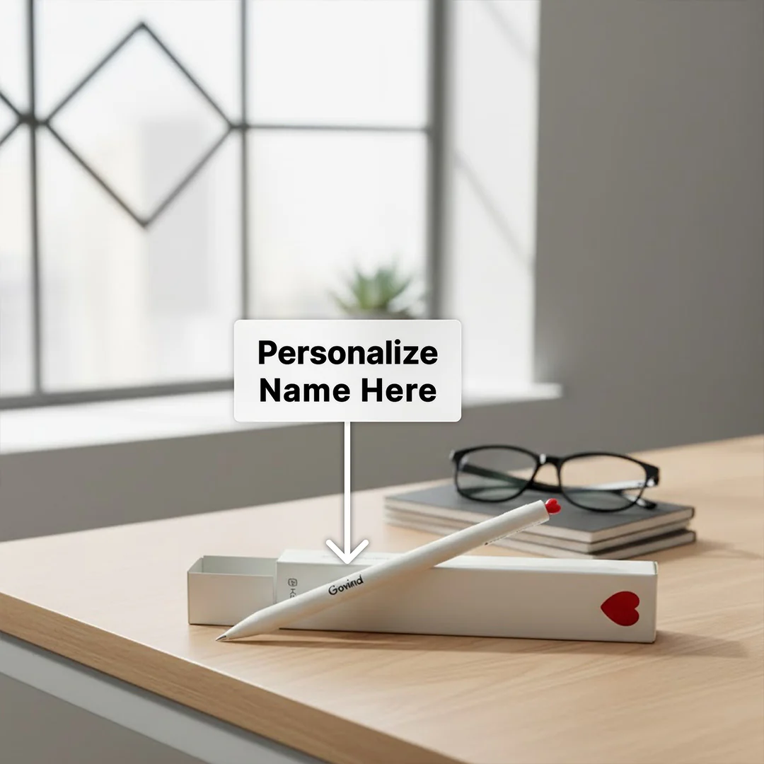 Personalized Kaco First Roller Heart Pen - Image 2