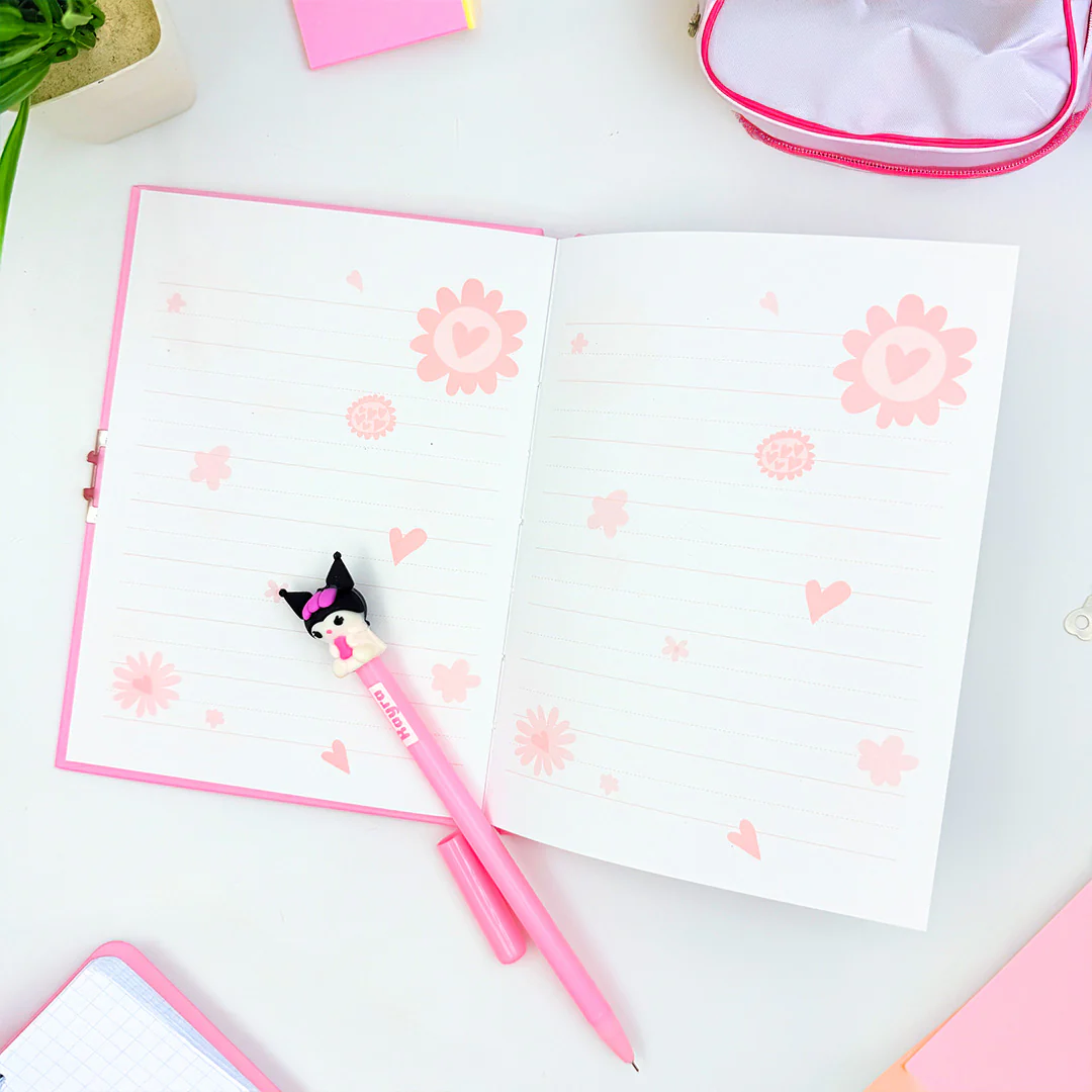 Personalized Kids Cute Lock Diary Combo - Lock Diary| Soft Fur Diary| Pen| Pencil| - Image 12