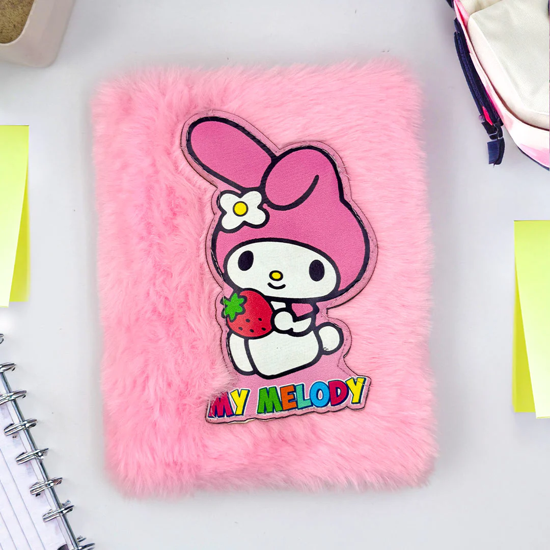 Personalized Kids Cute Lock Diary Combo - Lock Diary| Soft Fur Diary| Pen| Pencil| - Image 7